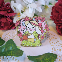 Load image into Gallery viewer, Florist Bun - Buns with Jobs | Enamel Pin
