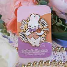 Load image into Gallery viewer, Musician Bun - Buns with Jobs | Enamel Pin

