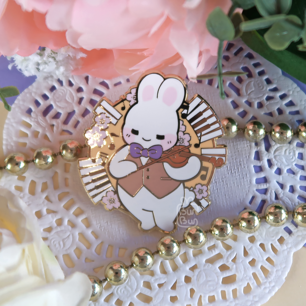 Musician Bun - Buns with Jobs | Enamel Pin