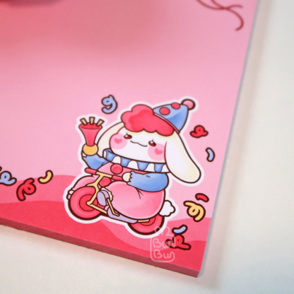 Clown Bun - Buns mit Jobs | Notizblock