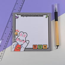 Load image into Gallery viewer, Scientist Bun - Buns with Jobs | Memo Pad
