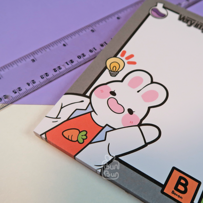 Wissenschaftler Bun - Buns mit Jobs | Notizblock