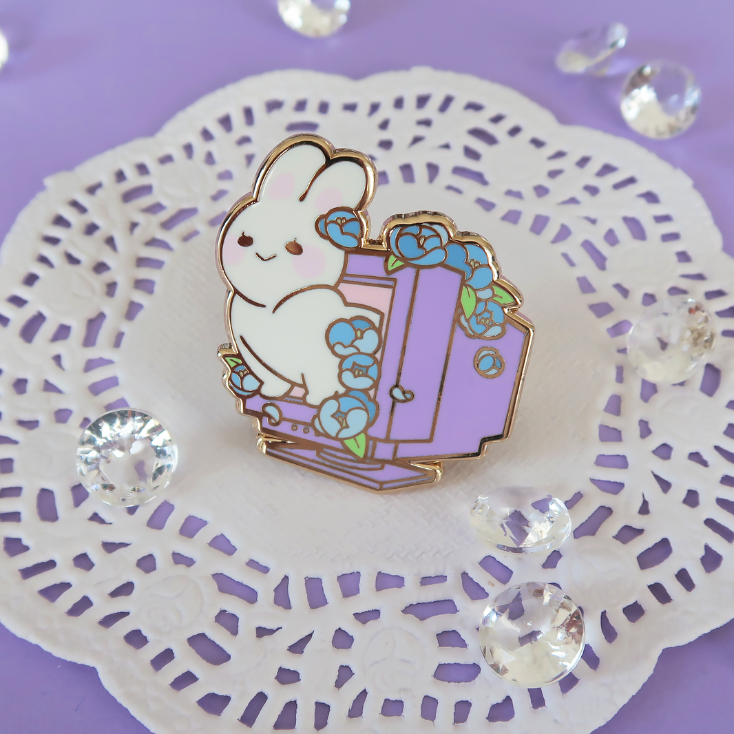 Retro PC Bun - Video Game Buns | Enamel Pin