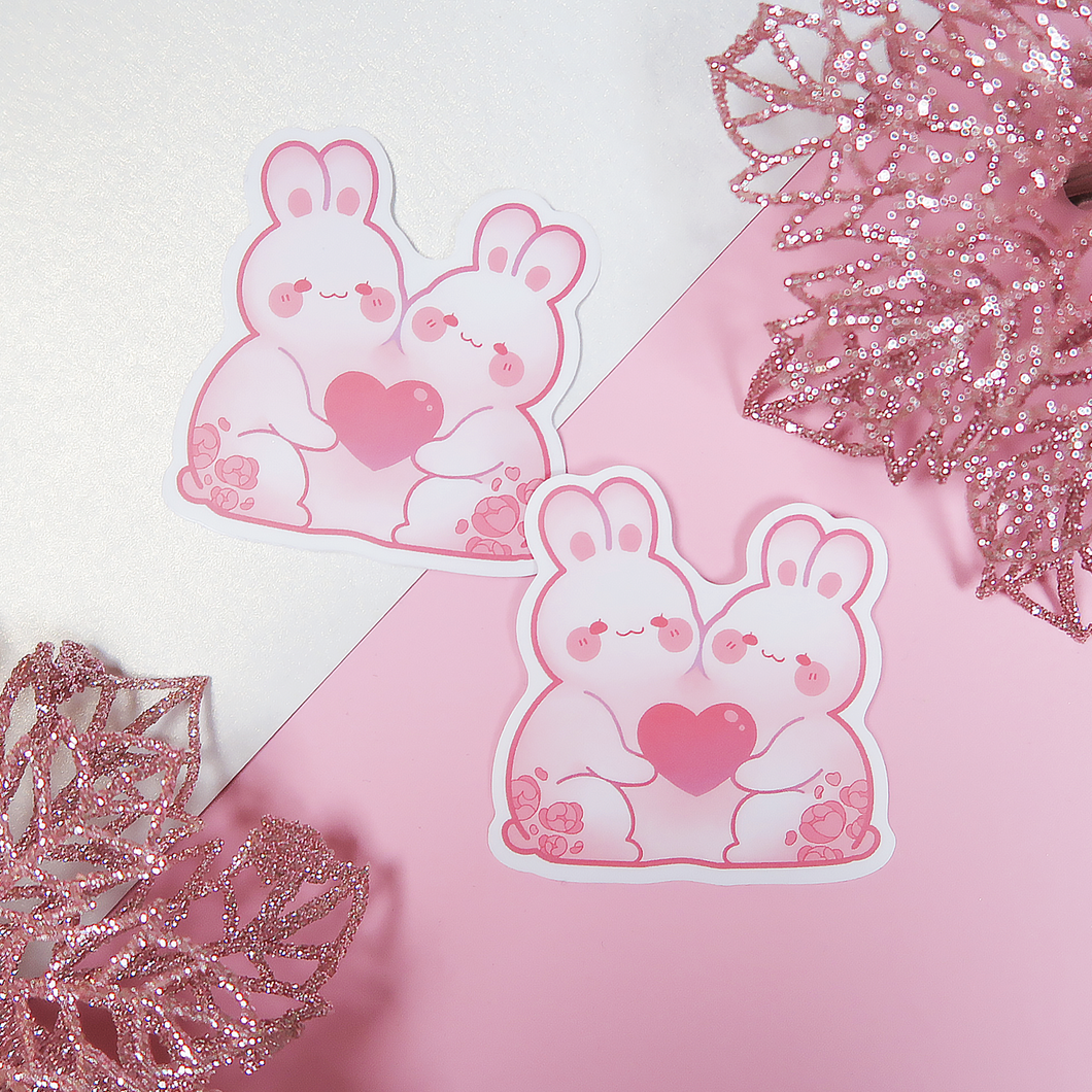 We are in Love Buns - Valentine Love Buns | Sticker