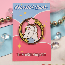 Load image into Gallery viewer, Shooting Star Bun - Celestial Buns | Enamel Pin
