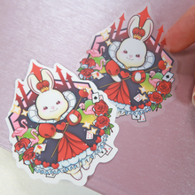 Load image into Gallery viewer, Queen of Buns - BunBun in Wonderland | Sticker
