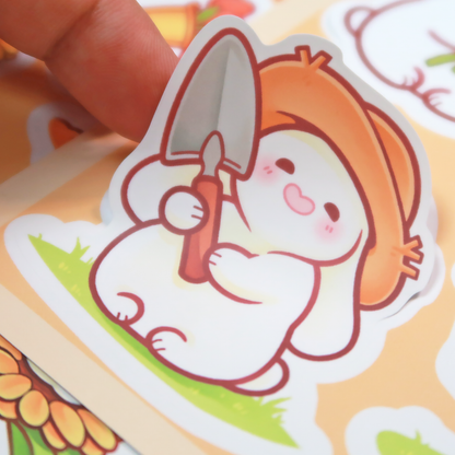 Happy Spring Buns Sticker Sheet | Sticker