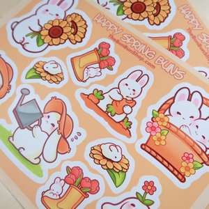 Happy Spring Buns | Sticker Sheet