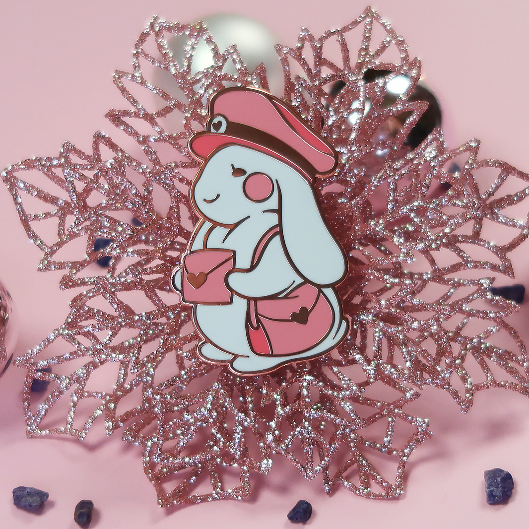 Love Letter Bun - Valentine Love Buns | Enamel Pin