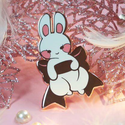 Ribbon Bun - Valentine Love Buns | Enamel Pin