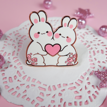 Load image into Gallery viewer, We are in Love Buns - Valentine Love Buns | Enamel Pin
