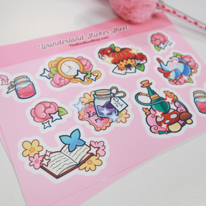 Wunderland Stickerbogen - BunBun im Wunderland | Sticker-Kollektion